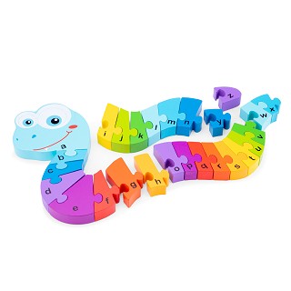 Alphabet puzzle - snake